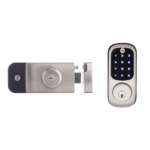 Cerradura Digital para Exteriores / Teclado Digital Táctil / Control Remoto App Yale / Compatible Zigbee-Z Wave Plus / Resistente Intemperie / Hasta 250 Usuarios / Baterías AA