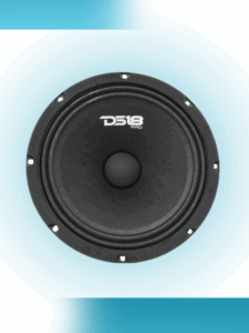 ALTAVOZ - DS18 Pro-GM8 - 8 ", rango medio, canasta de acero negro, 580 W MAX, 190 W RMS, 8 ohmios