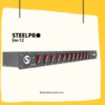 Steelpro - Barra Multicontacto 12 Interruptores - 127v  Sw-12