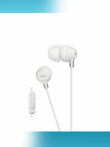 Sony EX14AP – Audífonos In-Ear con Micrófono y Manos Libres (Blanco)