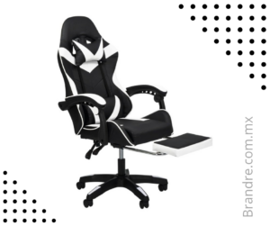 SELECTSHOP Silla Gamer Reclinable con Reposa Pies Silla Gaming Ergonómica