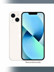 Apple iPhone 13 en color Blanco Estrella con 128GB de almacenamiento -  Reacondicionado