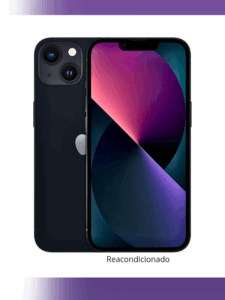 Apple iPhone 13 en color Medianoche con 128GB de almacenamiento -  Reacondicionado