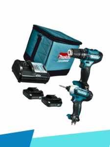 Makita Kit Taladro Atornillador + Rotomartillo Inalámbrico 12V CLX228