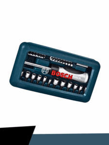 Bosch Set de Dados, Puntas y Desatornillador, 46 Piezas