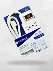 Supresor de Picos Volteck 8 Entradas 1 Pieza - Largo 75 cm