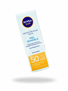 NIVEA SUN Protector Solar Facial para Piel Sensible FPS 50+ - 50 ml