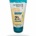 Garnier Express Aclara Limpiador Profundo Exfoliante Anti-Imperfecciones con Ácido Salicílico y Vitamina C - 150 ml