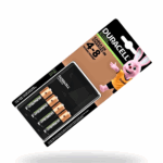 DURACELL Cargador Premium con Pilas Recargables AA – Carga Rápida y Confiable