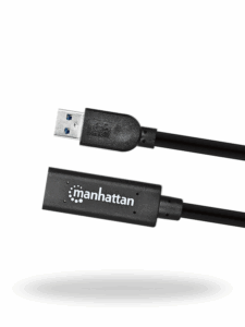 Cable de Extensión Activa USB 3.0 Manhattan 153751 – 10 Metros
