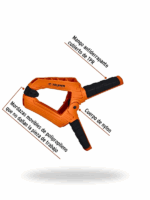Truper PRE-6 – Prensa de Resorte de 6" - Image 2
