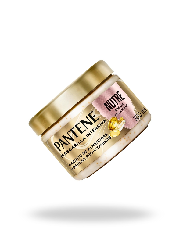 Pantene Mascarilla Capilar Nutre, Renueva y Sella Puntas con Aceite de Almendras – 300 ml