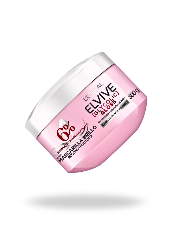 L'Oréal Paris Elvive Mascarilla Glycolic Gloss – 300 g