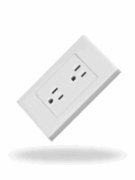 Volteck CODO-EB | Placa armada con contacto dúplex, 3 módulos