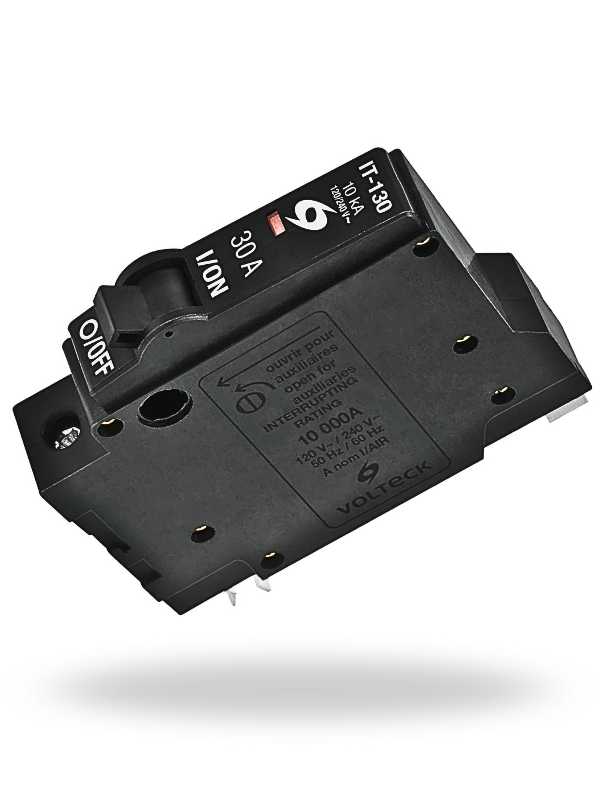 Volteck IT-130 | Interruptor termomagnético de 1 polo, 30 A