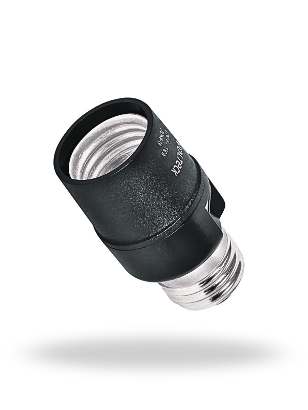 Volteck POBA-19 | Portalámpara con sensor de luz