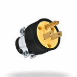 Volteck CLR-A | Clavija industrial reforzada 2 polos + tierra, 15A, 125V