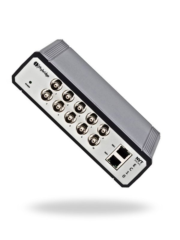 NVT Phybridge NV‑EC‑10 | Switch PoE+ no administrado sobre coaxial – 10 puertos