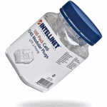 Intellinet RCKACC070 – Plug de red RJ45 Cat6 macho/macho transparente