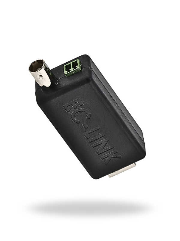 EC-Link, Adaptador Ethernet sobre Coaxial (EoC) de Largo Alcance, PoE+ 30W