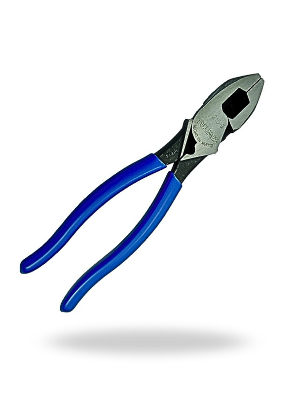 Klein Tools D215-9 – Pinza de Alta Palanca 9" con Ponchadora y Jalaguía Tulmex