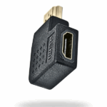 Manhattan AC-4849 – Adaptador HDMI de Ángulo Izquierdo 90° (Macho a Hembra)