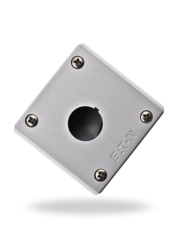 Eaton M22‑I1‑PG – Caja de Superficie para Botón Pulsador, 22.5 mm, Polímero