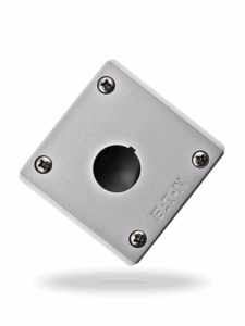 Eaton M22‑I1‑PG – Caja de Superficie para Botón Pulsador, 22.5 mm, Polímero