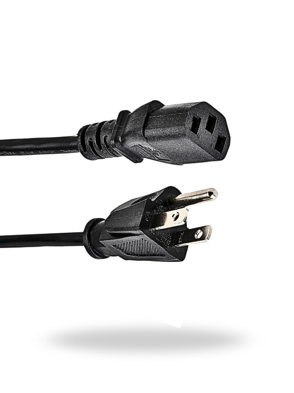 PXT101_10 – Cable de alimentación NEMA 5‑15P a C13 (3 m / 10 pies)