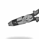 Klein Tools J215-8CR – Pinzas Híbridas de Electricista con Ponchadora Integrada