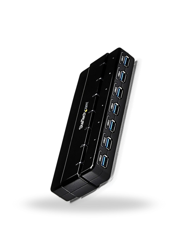 StarTech ST7300USB3B – Concentrador USB 3.0 de 7 Puertos