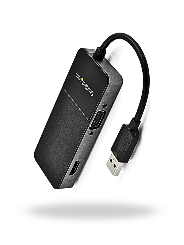 StarTech USB32HDVGA – Adaptador USB 3.0 a HDMI y VGA para Monitores Duales