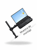 StarTech A-LAPTOP-DESK-MOUNT – Soporte de Escritorio para Laptop y Monitor, Negro - Image 4