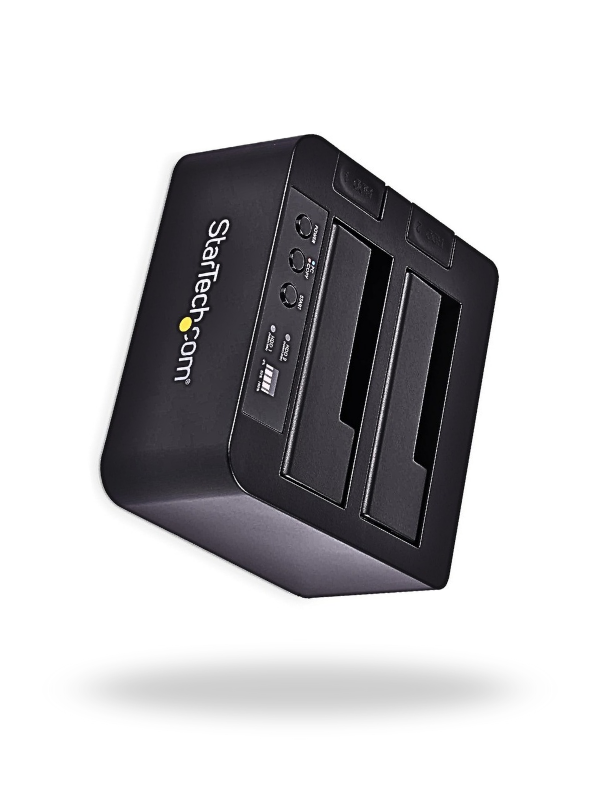 StarTech SDOCK2U33RE – Dock USB 3.0 / eSATA con Función de Clonado de Discos SATA 6 Gbps