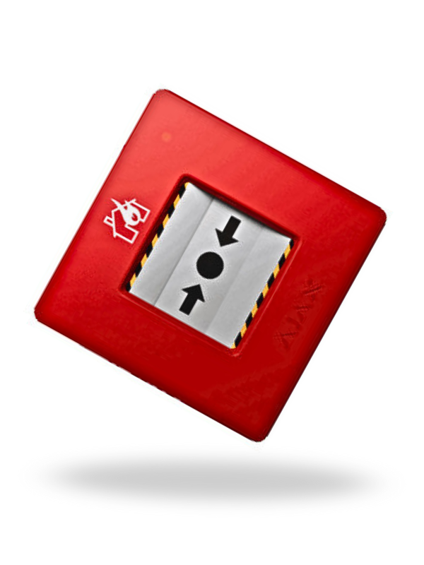 AJAX Manual CallPoint (Red) – Estación Manual Inalámbrica Reajustable
