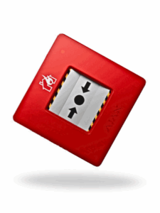 AJAX Manual CallPoint (Red) – Estación Manual Inalámbrica Reajustable