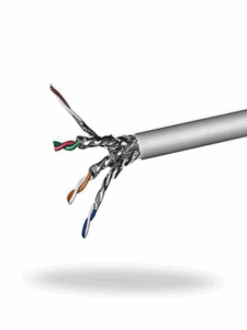 INTELLINET 705066 – Bobina de Cable Cat6a FTP, 305 m, 100% Cobre, Gris