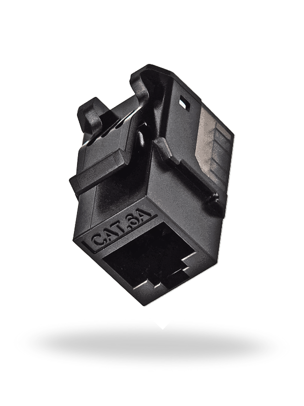 INTELLINET 772327 – Jack Keystone Cat6A FastPunch UTP, Negro