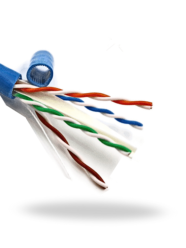 SAXXON OUTPCAT6AAZO - Bobina de Cable UTP Cat6A, 100% Cobre, Azul, 305 Metros