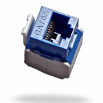 SBE TECH SBE-JACKC6AS-BL – Jack RJ45 Cat6A Autoponchable, 4 Pares, Azul