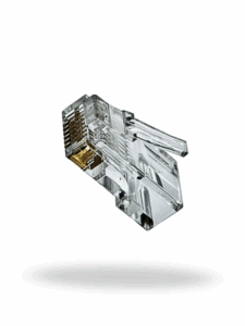 SBE TECH PLUGRJ45C6A – Conector Plug RJ45 Cat6A para Cable UTP, Paquete de 50 Piezas
