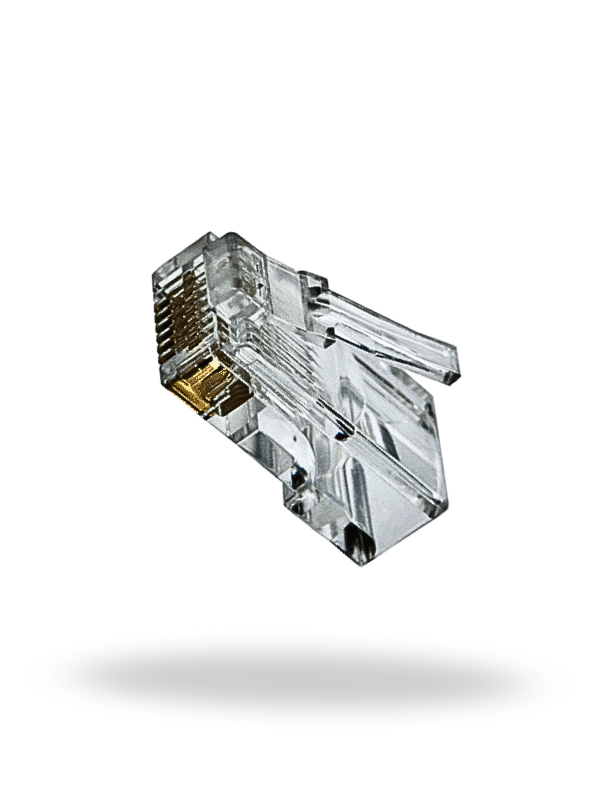 SBE TECH PLUGRJ45C6A – Conector Plug RJ45 Cat6A para Cable UTP, Paquete de 50 Piezas