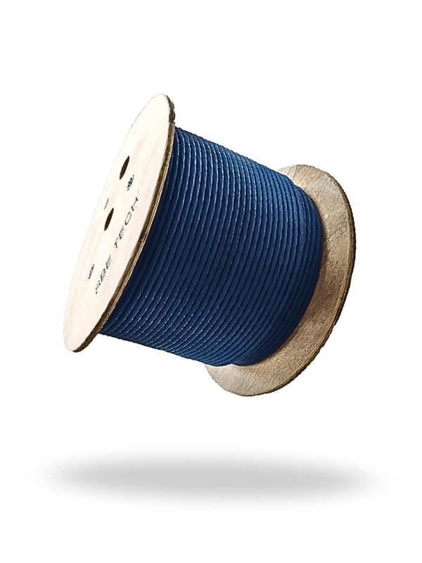 SBE TECH SBE-UTPC6A-BL-NP – Bobina de Cable F/UTP Cat6A, 305 Metros, Azul