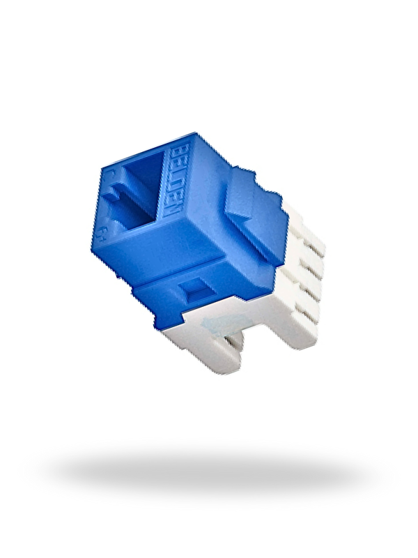 BELDEN AX104193 – Jack RJ45 Cat 6 Estilo KeyConnect Azul
