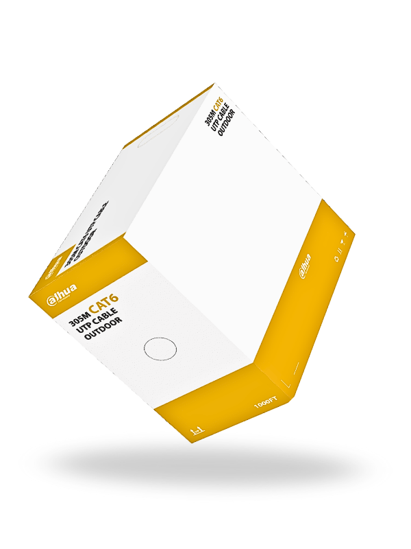 DAHUA PFM920-6U – Bobina de Cable UTP Cat 6 para Exterior, 305 m