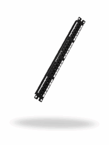 PANDUIT DP24688TGY – Panel de Distribución Punchdown Cat 6, 24 Puertos, 1UR, Negro