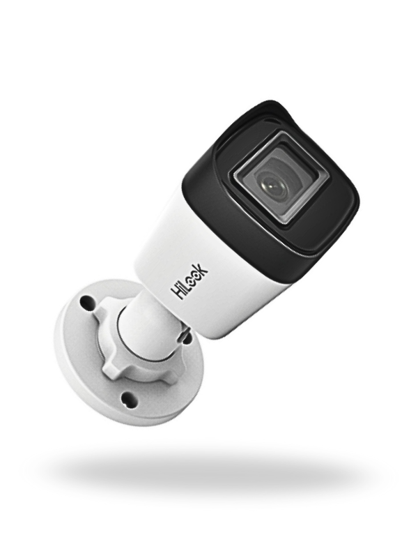 HiLook IPC-B121H-C – Cámara Bala IP 2MP (1080p), Lente 2.8 mm, IR 20 m, IP67, PoE