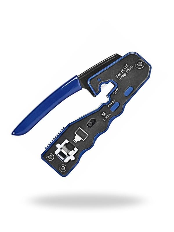 Herramienta de Corte y Terminado de Plugs Pass Through RJ45