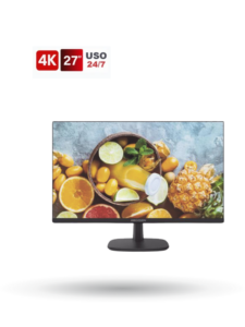 Monitor LED 4K UHD 27” HIKVISION – Uso 24/7