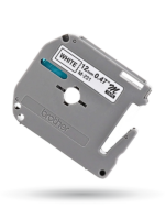 Cinta Brother M-231 1/2" Blanca sobre Negra - Image 5